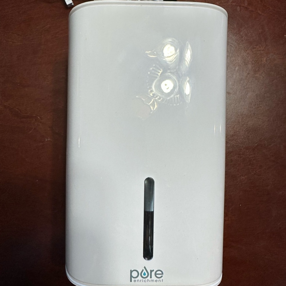 Pure Enrichment Mini Dehumidifier Compact Moisture Absorber White